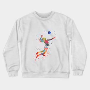 Volleyball girl Crewneck Sweatshirt